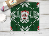 Christmas Patterned HTVSanta Claus Knitt Patterned HTV  577
